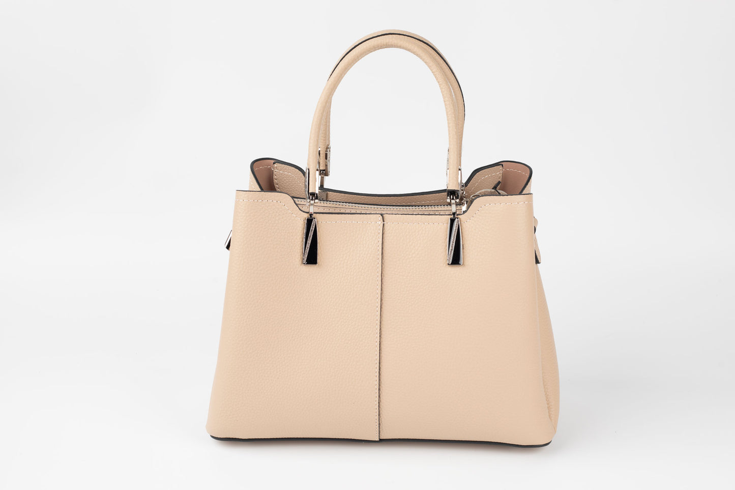 Geanta din piele naturală FENIX FASHION 89538 APRICOT