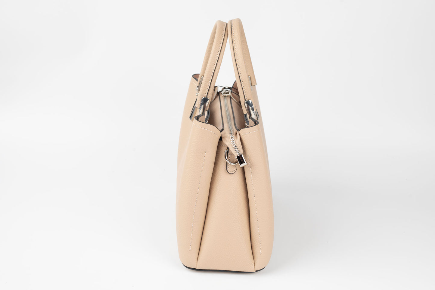 Geanta din piele naturală FENIX FASHION 89538 APRICOT