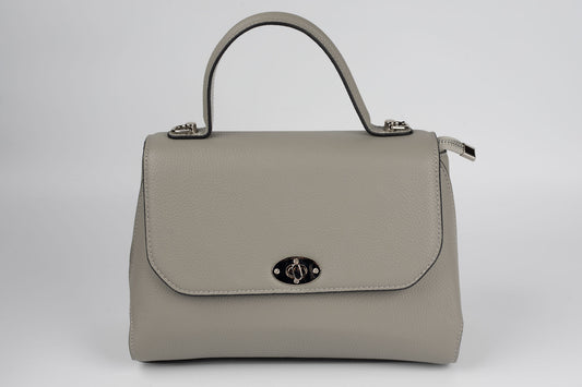 Geanta din piele naturală FENIX FASHION 019 GREY