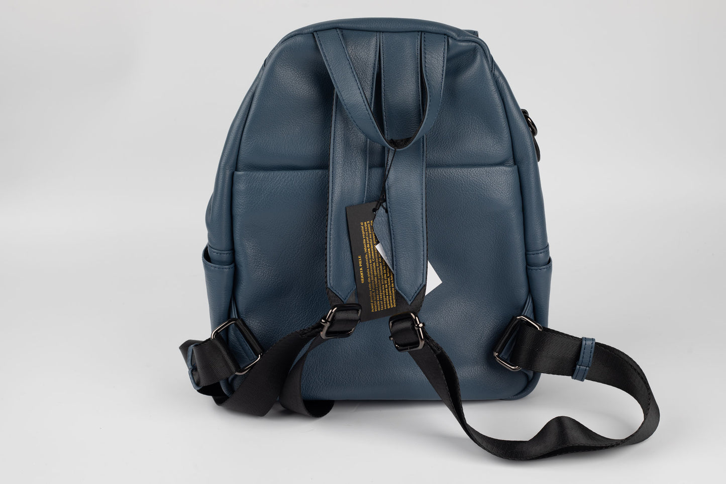 Rucsac din piele naturală FENIX FASHION 77216 BLUE
