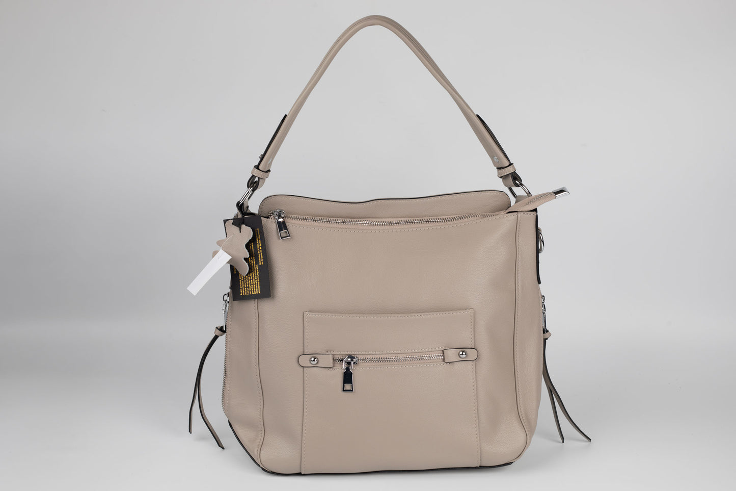 Geanta din piele naturală FENIX FASHION 21 26 GREY