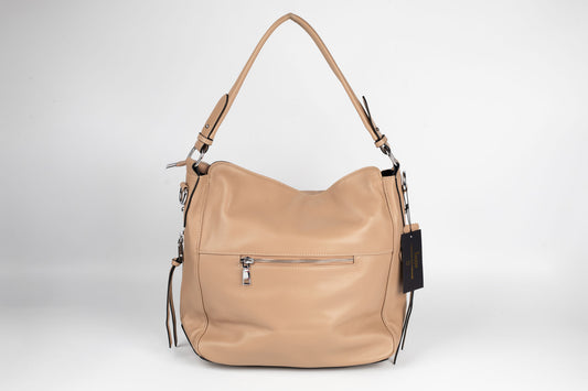 Geanta din piele naturală FENIX FASHION 21 26 APRICOT