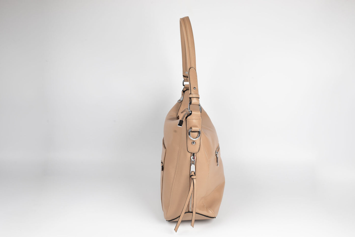 Geanta din piele naturală FENIX FASHION 21 26 APRICOT