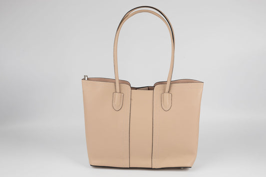 Geanta de umăr din piele naturală FENIX FASHION 087 APRICOT