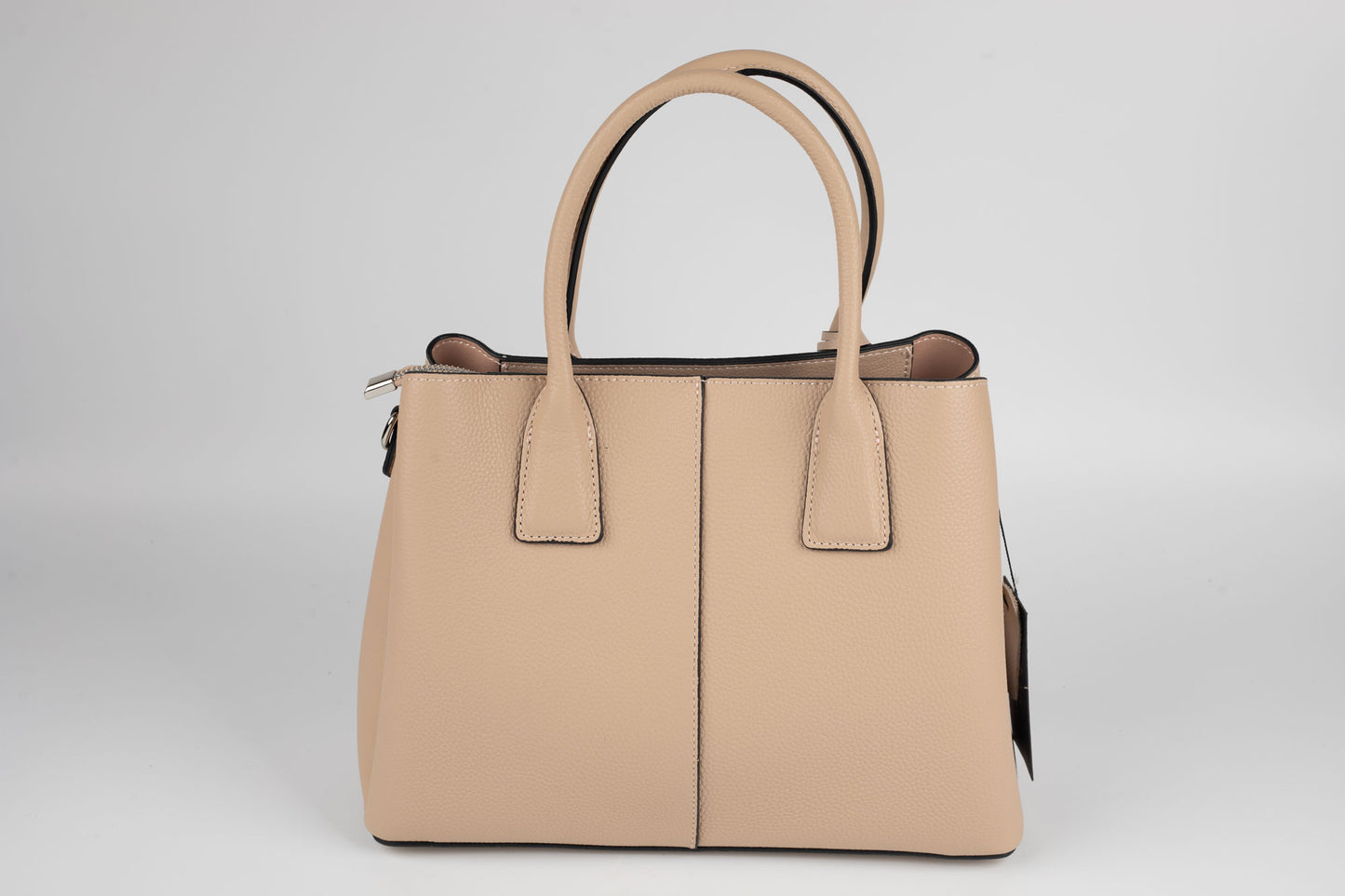 Geanta din piele naturală FENIX FASHION 89533 APRICOT