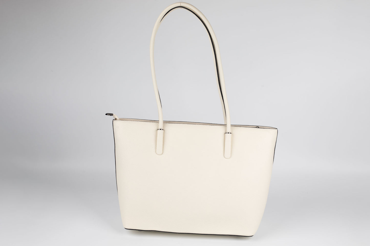 Geanta de umăr din piele naturală FENIX FASHION 8660 CREM