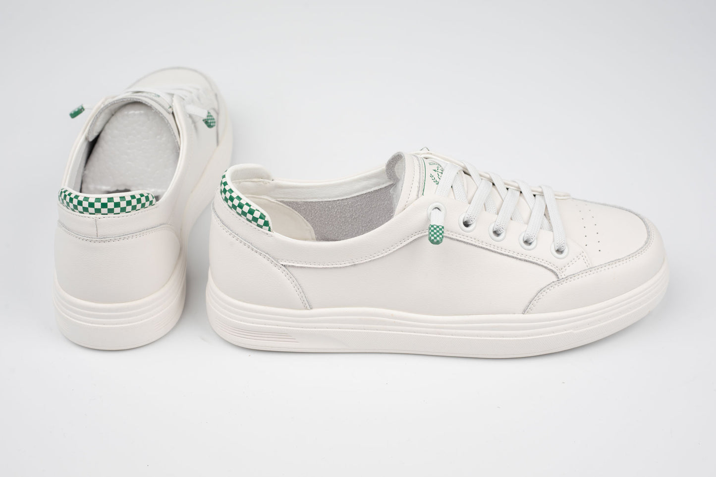 Pantofi dama sport FRANCO GERARDO 229980 ALB verde