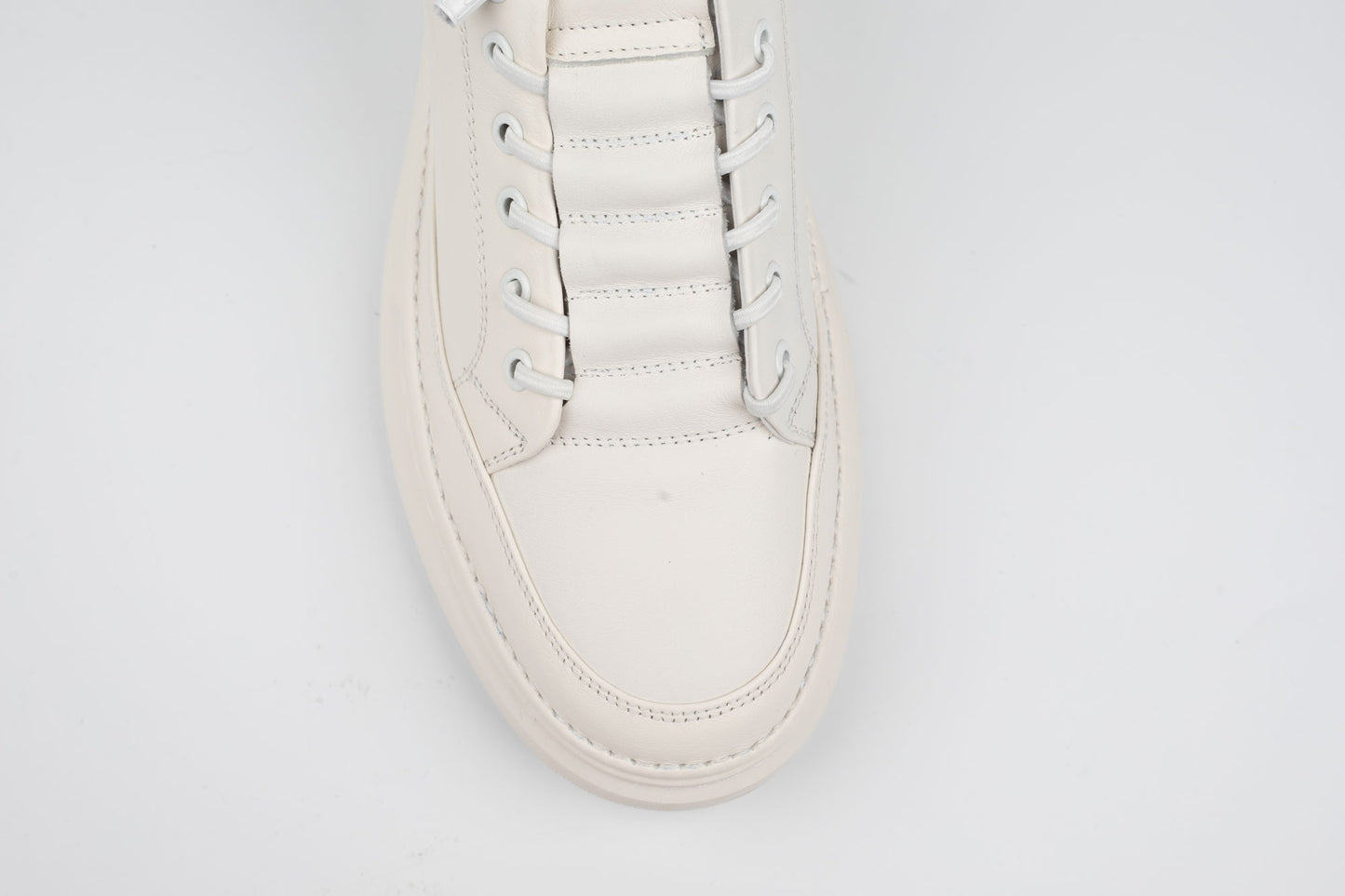 Pantofi casual unisex piele naturală MELS 27011 Alb