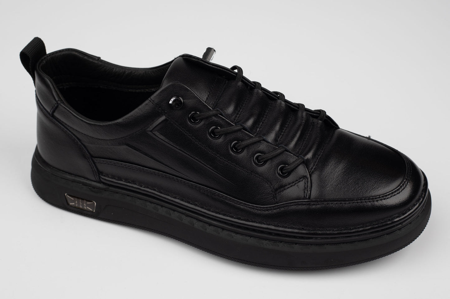 Pantofi unisex piele naturală MELS 27011 Negru
