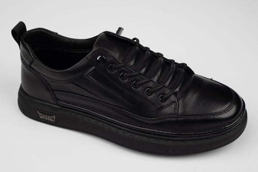 Pantofi unisex piele naturală MELS 27011 Negru