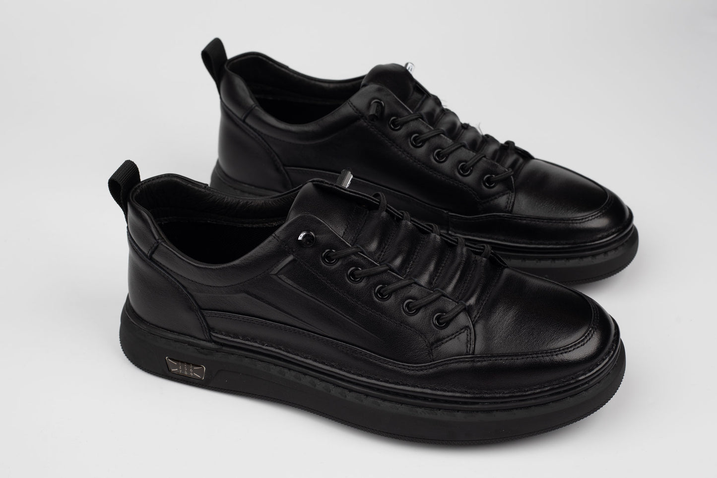 Pantofi unisex piele naturală MELS 27011 Negru