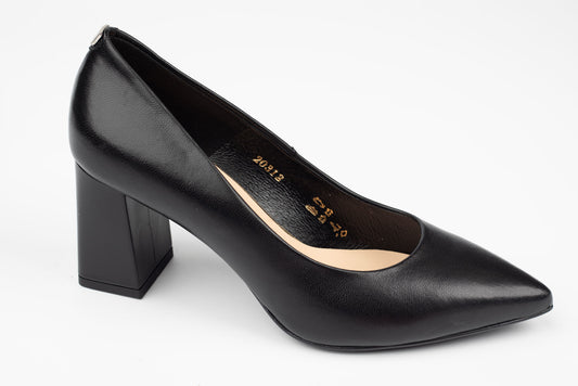 Pantofi dama eleganti piele naturala SALA 20312 negru box