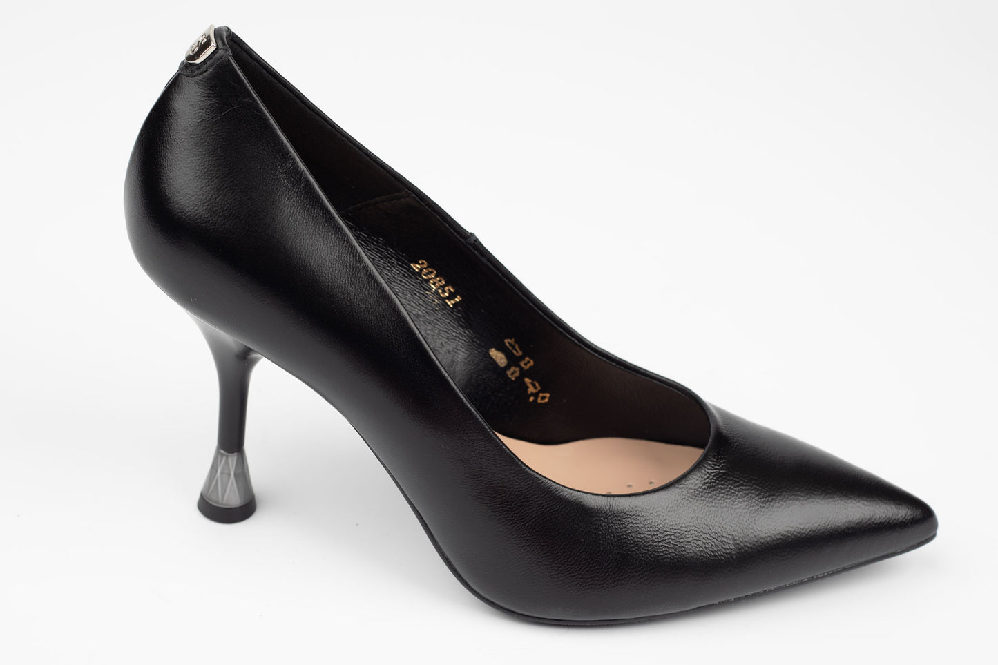 Pantofi damă piele naturală SALA 20851 Negru box