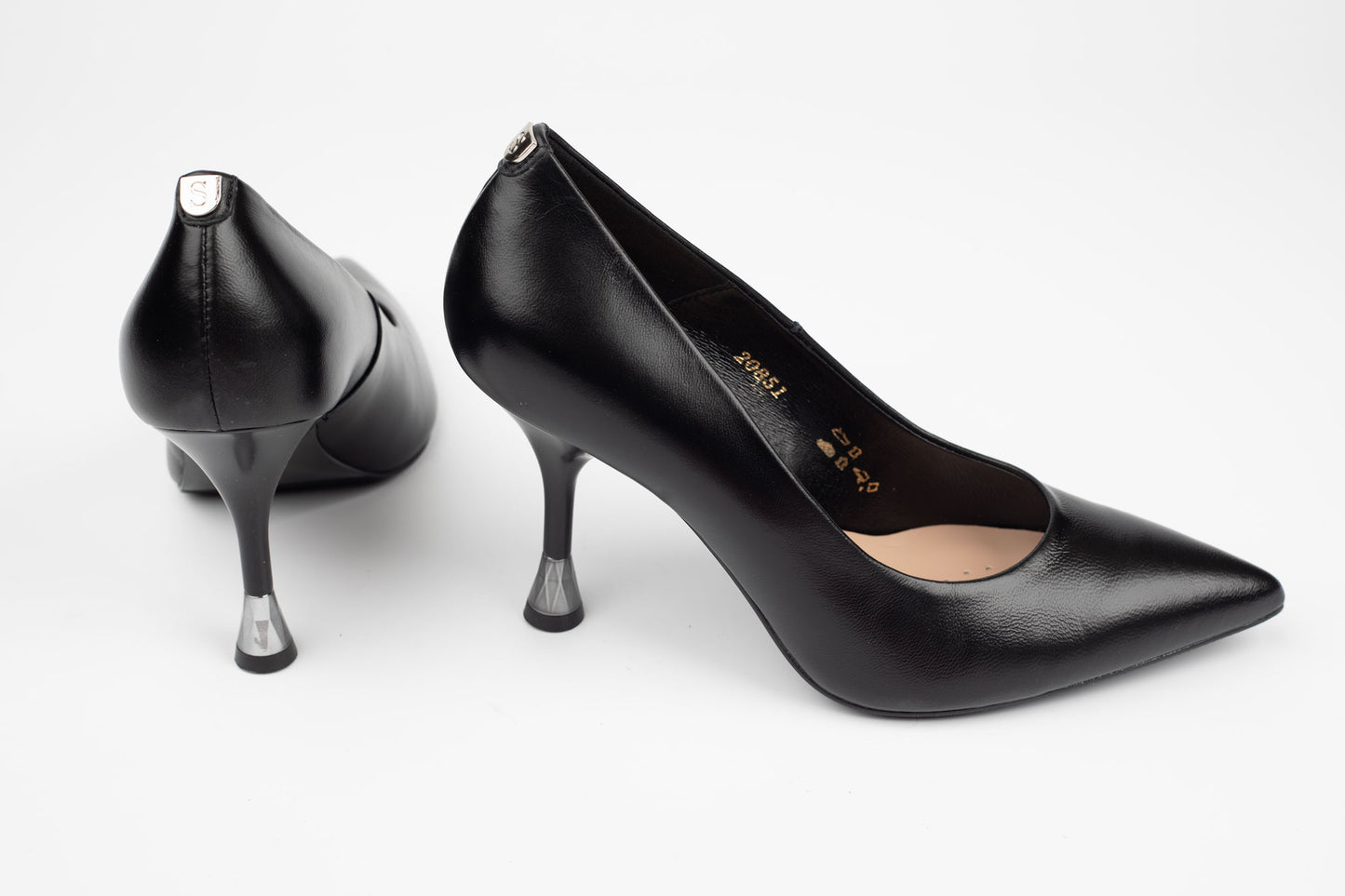 Pantofi damă piele naturală SALA 20851 Negru box