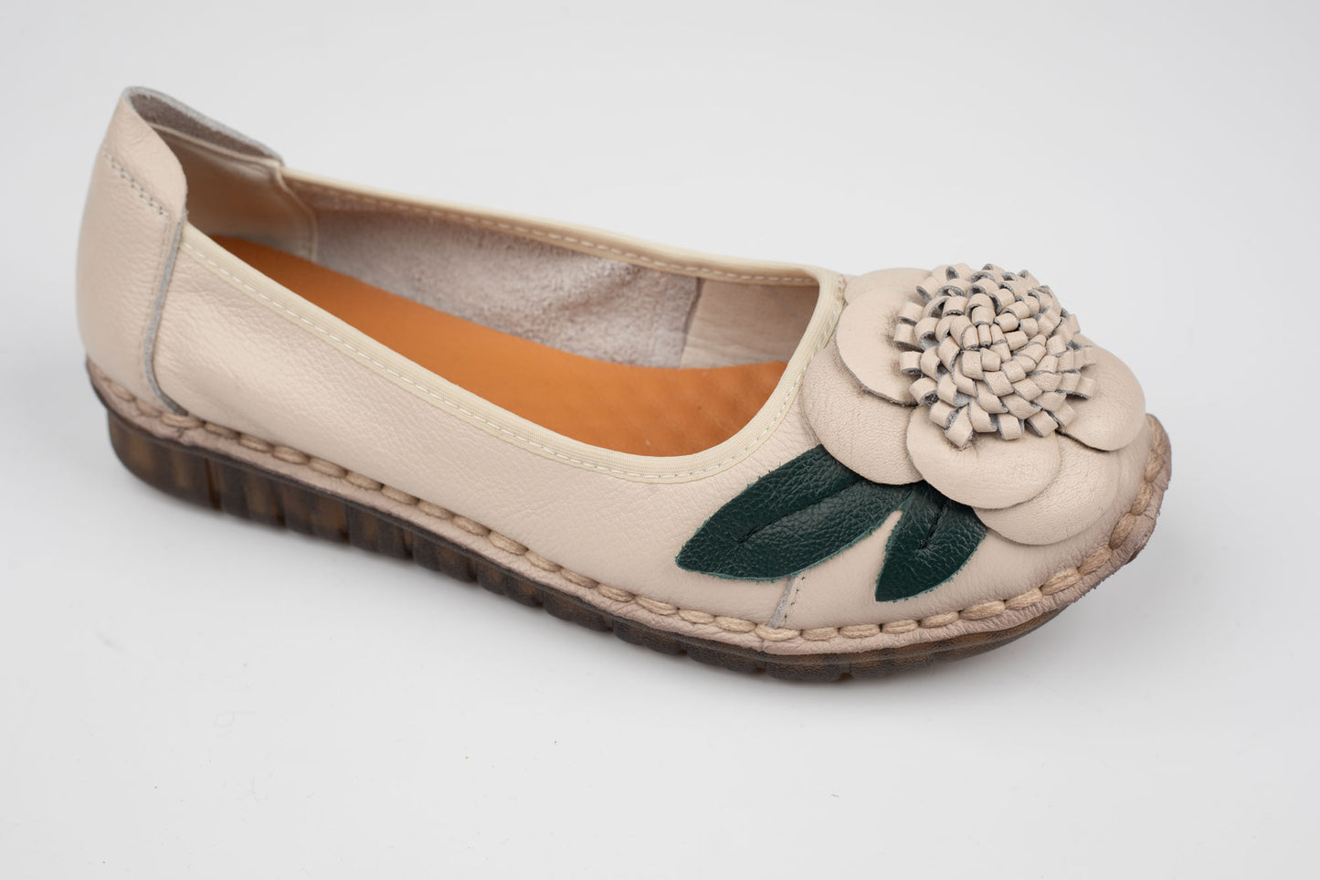 Pantofi damă piele naturală FORMAZIONE 1817 crem