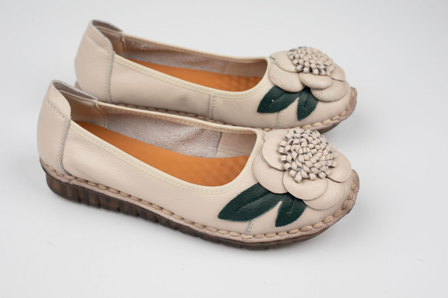 Pantofi damă piele naturală FORMAZIONE 1817 crem