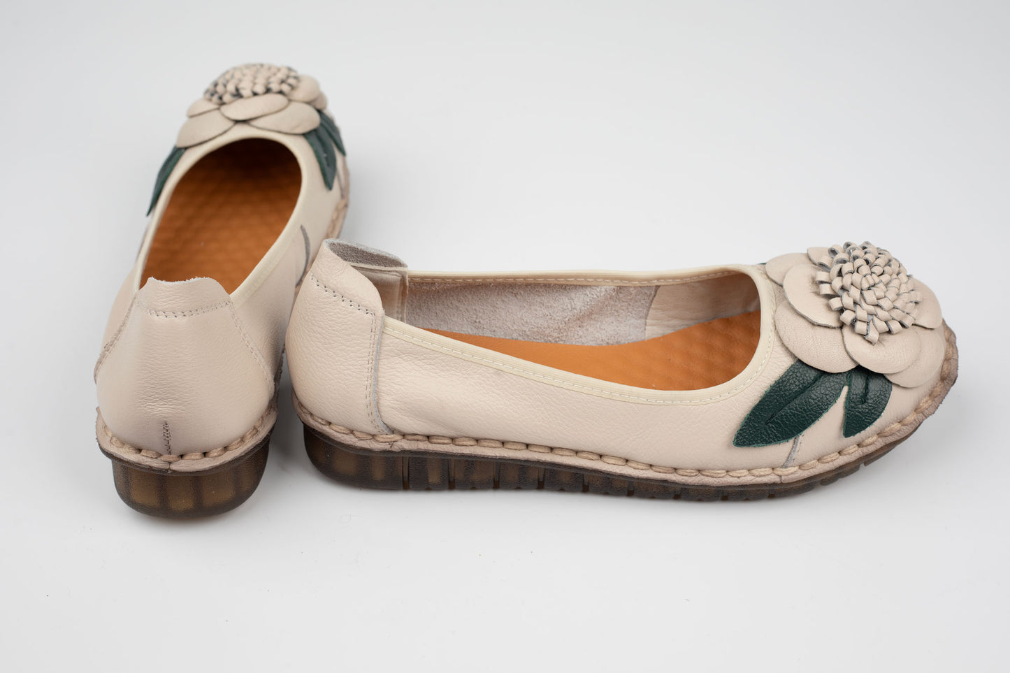 Pantofi damă piele naturală FORMAZIONE 1817 crem