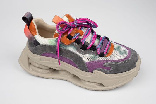 Adidași damă piele naturală FRANCO GERARDO 36868 Violet