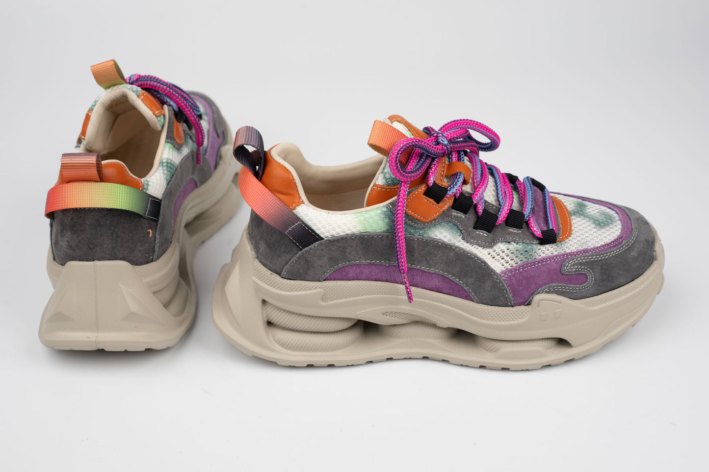 Adidași damă piele naturală FRANCO GERARDO 36868 Violet