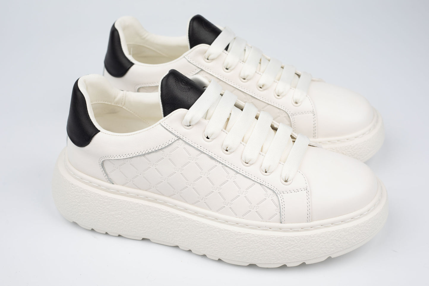Pantofi bărbați casual piele naturală FRANCO GERARDO 5302 Alb N