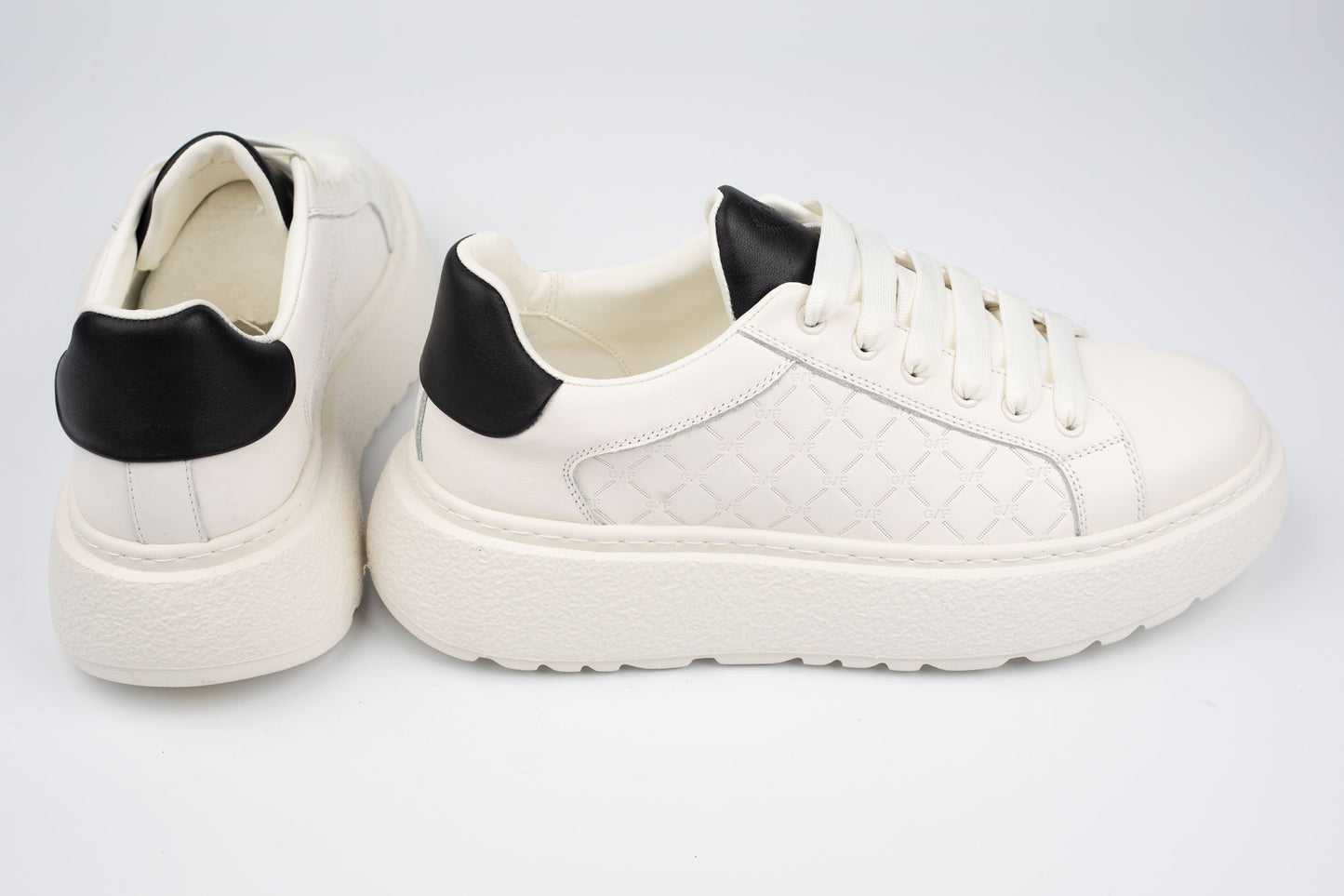 Pantofi bărbați casual piele naturală FRANCO GERARDO 5302 Alb N