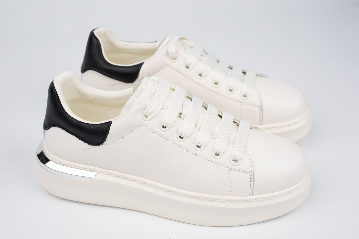 Pantofi bărbați casual piele naturală FRANCO GERARDO 5303 Alb