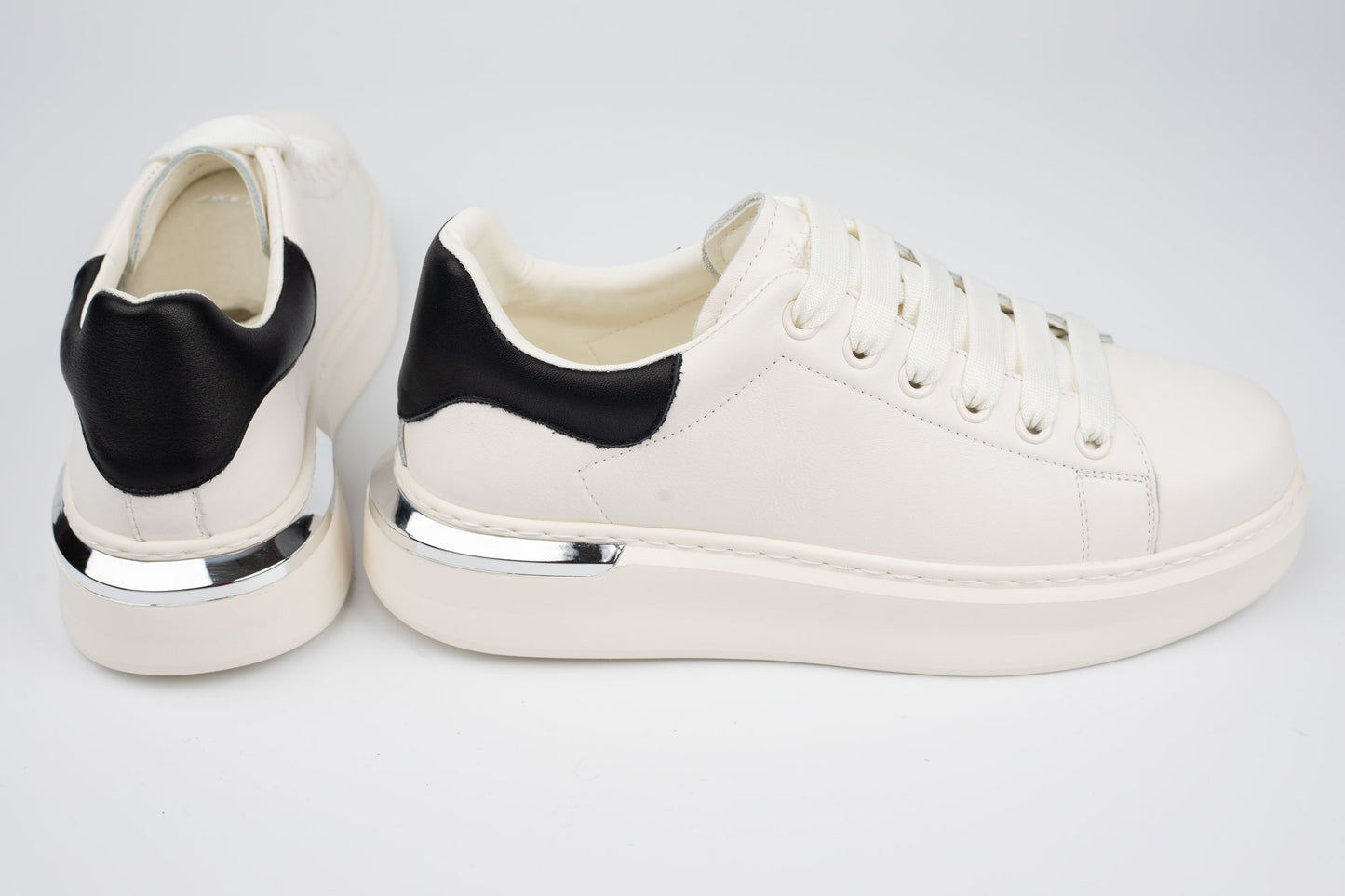 Pantofi bărbați casual piele naturală FRANCO GERARDO 5303 Alb