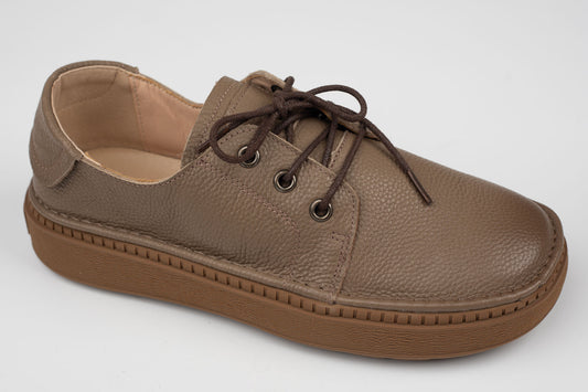 Pantofi dama piele naturală FORMAZIONE 663 Khaki