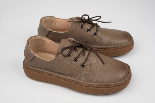 Pantofi dama piele naturală FORMAZIONE 663 Khaki