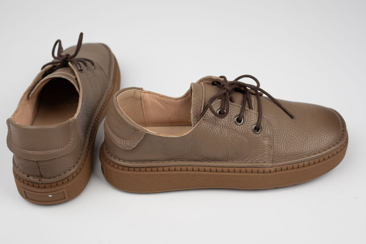 Pantofi dama piele naturală FORMAZIONE 663 Khaki