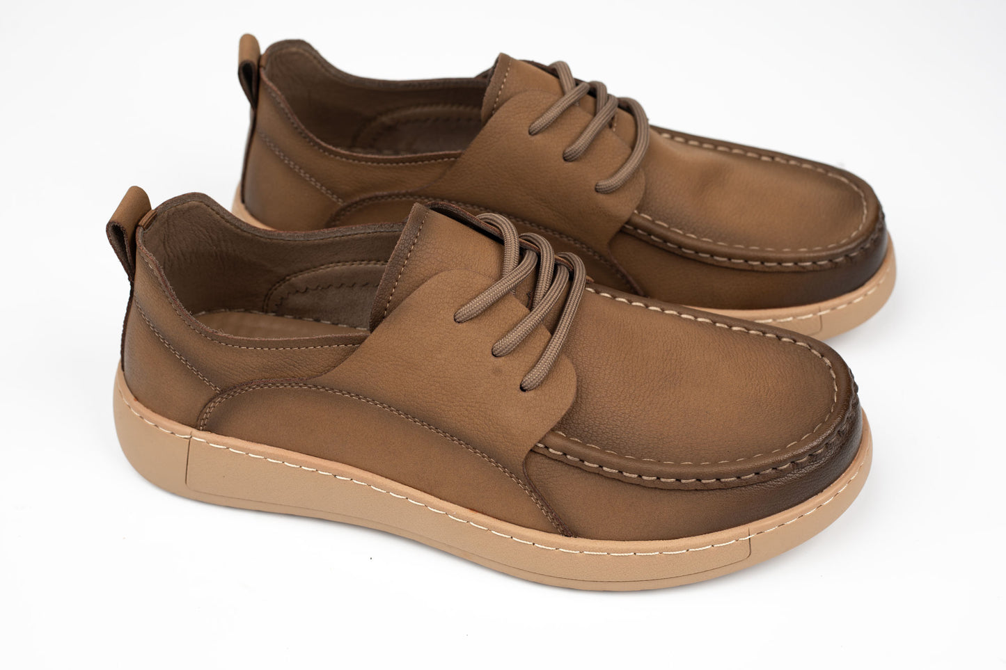 Pantofi barbati casual piele naturala MELS 90007 Maro