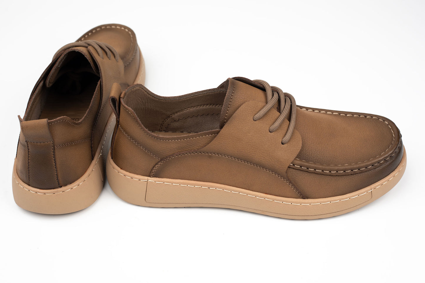 Pantofi barbati casual piele naturala MELS 90007 Maro
