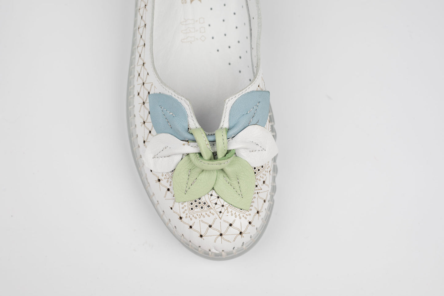 Pantofi damă piele naturală BIOFLEX 603 Alb