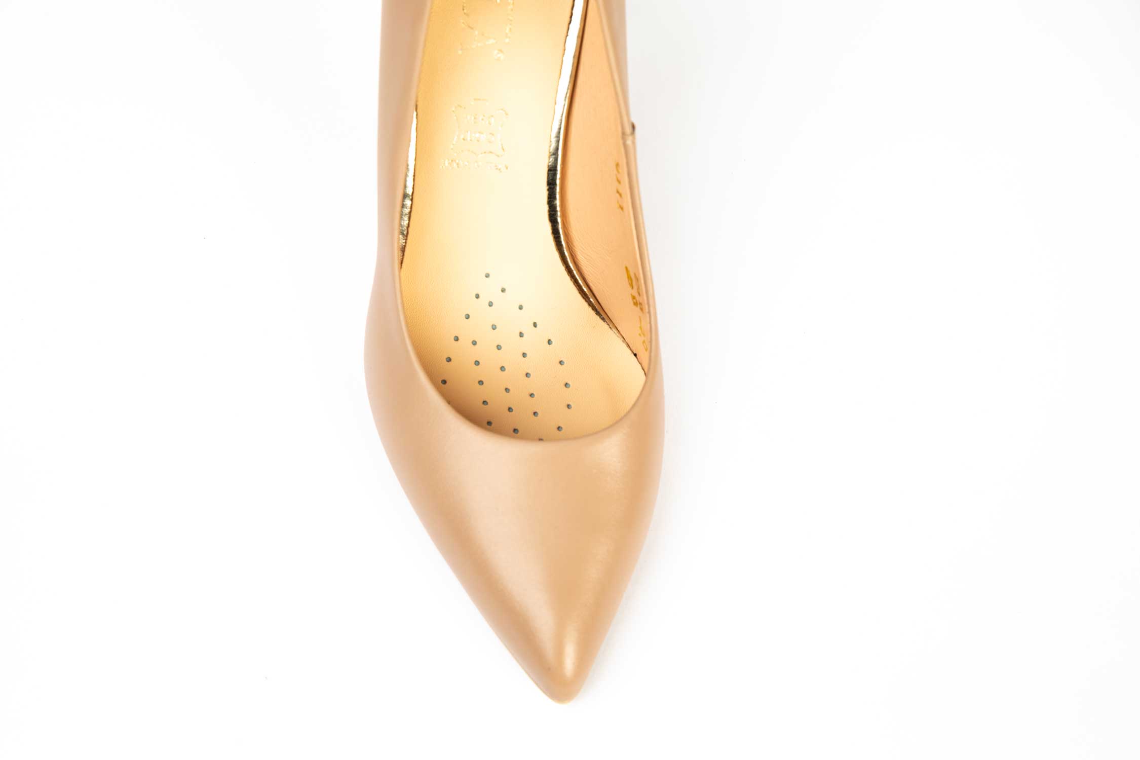 Pantofi dama elegant din piele naturala SALA 9111 nude
