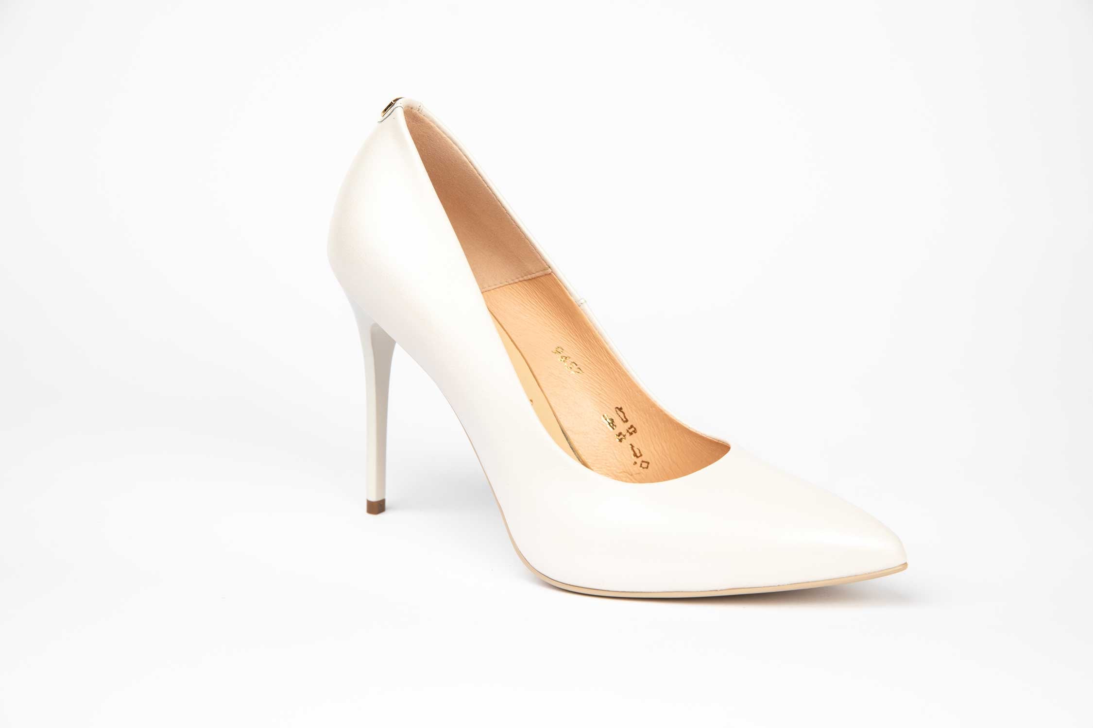 Pantofi eleganti dama din piele naturala SALA 9457 bej sidef