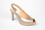 Sandale dama elegante din piele naturala SALA 20293 auriu