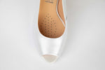 Sandale dama elegante din piele naturala SALA 20293 alb