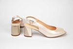 Sandale dama elegante din piele naturala SALA 20235 bej