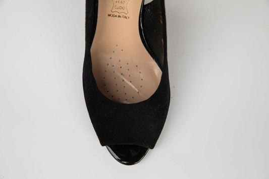 Sandale dama elegante din piele naturala SALA 9773 negru velur