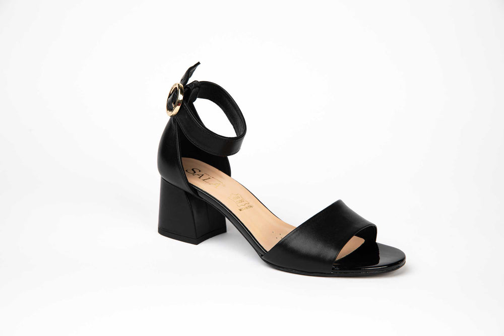 Sandale dama elegante din piele naturala 9973 negru box