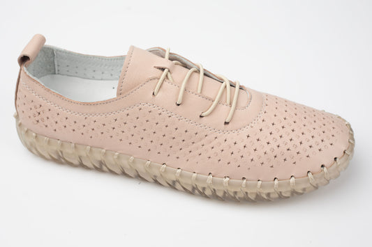 Pantofi damă piele naturală BIOFLEX 200 Pudră
