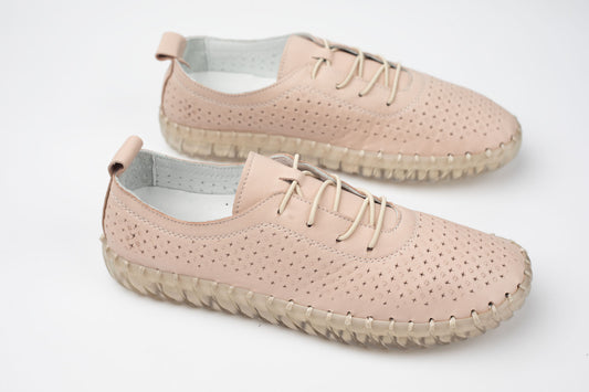 Pantofi damă piele naturală BIOFLEX 200 Pudră