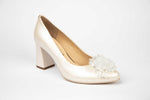 Pantofi dama eleganti din piele naturala SALA 20430 ivory