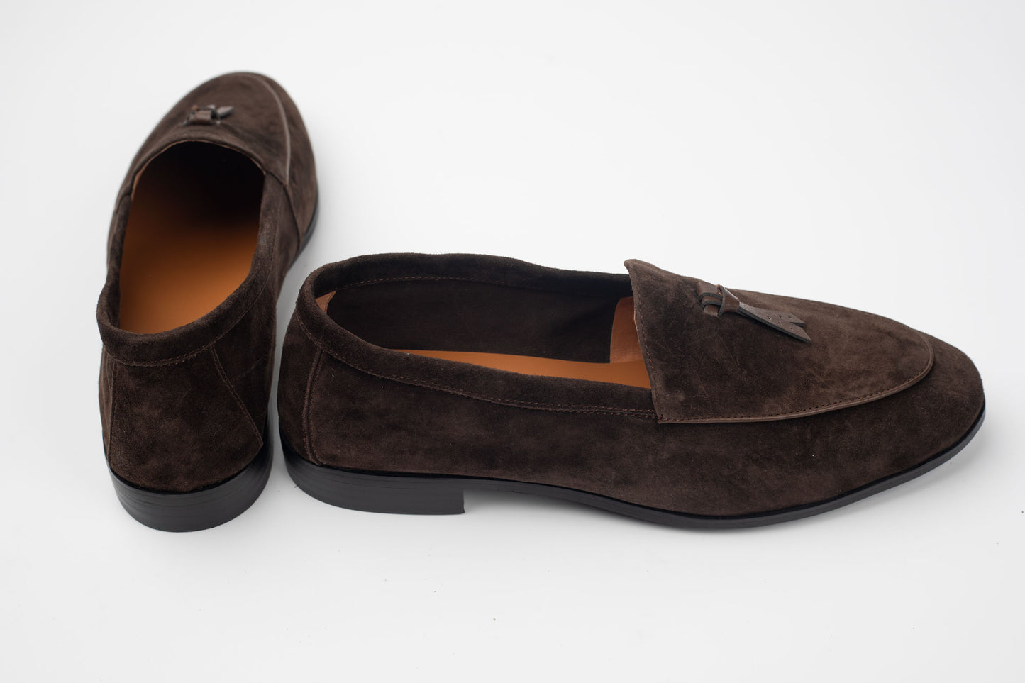 Pantofi piele naturală întoarsă FEELING 8180 Maro vel