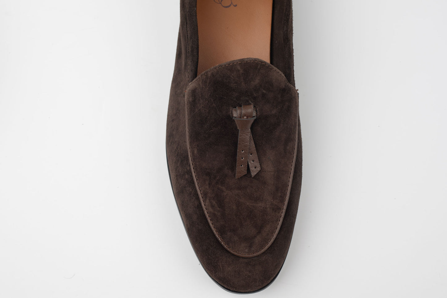 Pantofi piele naturală întoarsă FEELING 8180 Maro vel