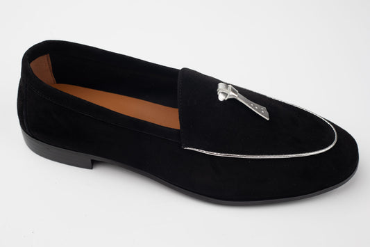 Pantofi piele naturală întoarsă FEELING 8180 N vel