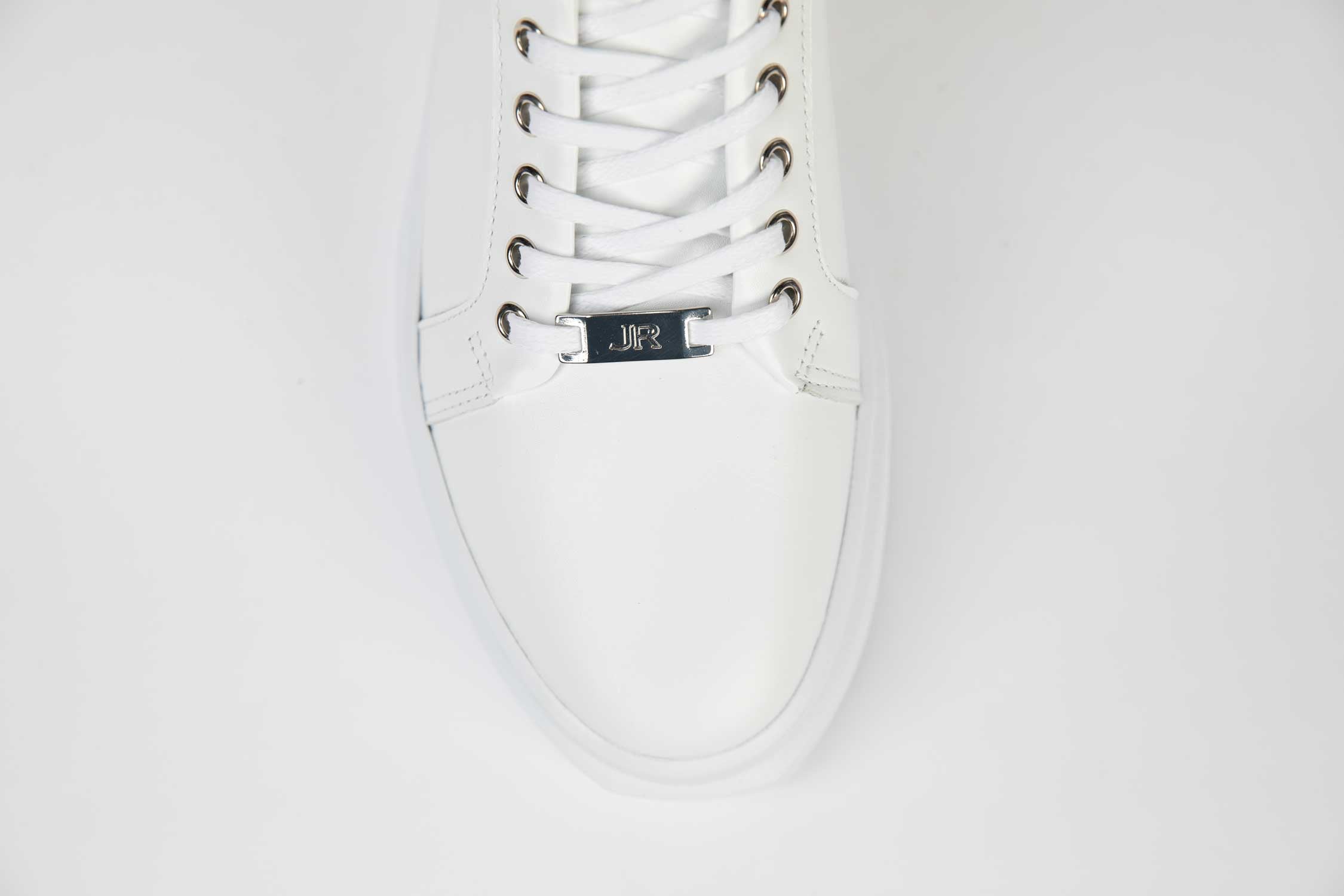 Pantofi barbati casual din piele naturala JOHN RICHARDO  203 alb (White)