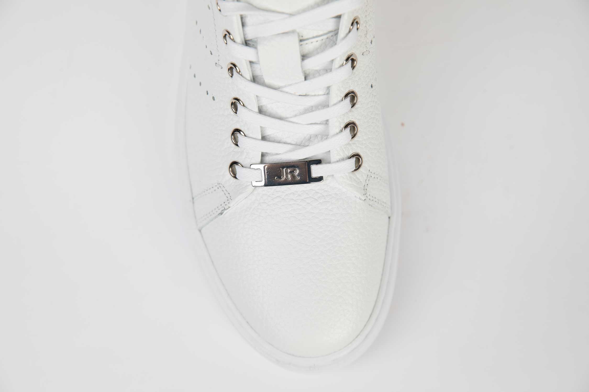Pantofi barbati casual din piele naturala JOHN RICHARDO  517 alb (White)