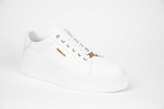 Pantofi barbati casual din piele naturala JOHN RICHARDO  138 (White)