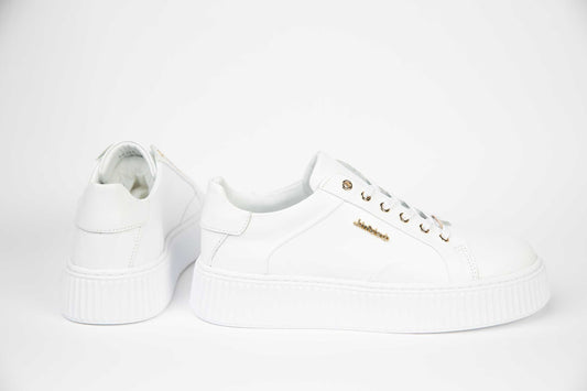 Pantofi barbati casual din piele naturala JOHN RICHARDO  138 (White)